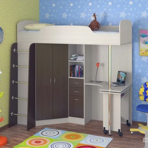 Кровать-чердак «Теремок 1»